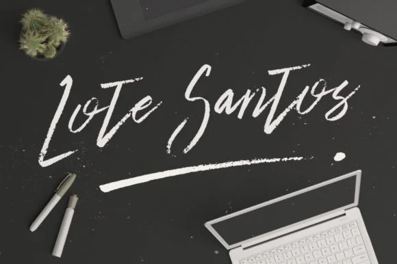 Lote Santos Font by Maulana Creative — Script Handwritten Font