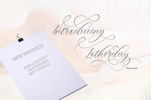Lotherday Font by Amarlettering — Script Handwritten Font — thumbnail 4
