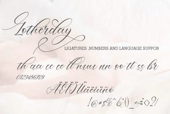 Lotherday Font by Amarlettering — Script Handwritten Font — thumbnail 5