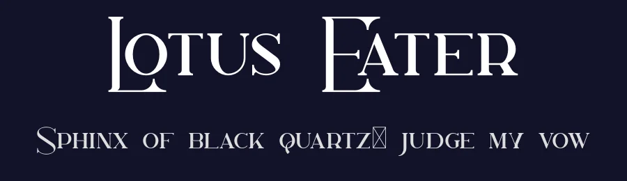 Lotus Eater by VPcreativeshop — Decorative Font — thumbnail 2