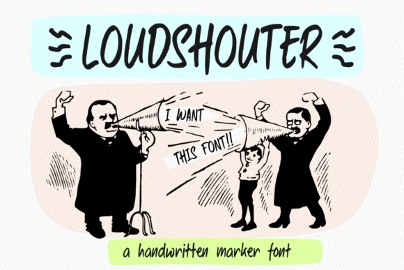 Loudshouter Font by Deedeetype — Script Handwritten Font — thumbnail 3