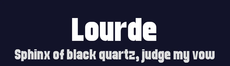 Lourde by Notamboy — Sans Serif Font — thumbnail 2