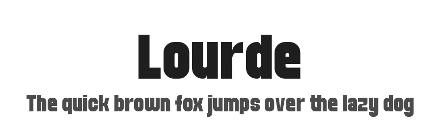 Lourde by Notamboy — Sans Serif Font