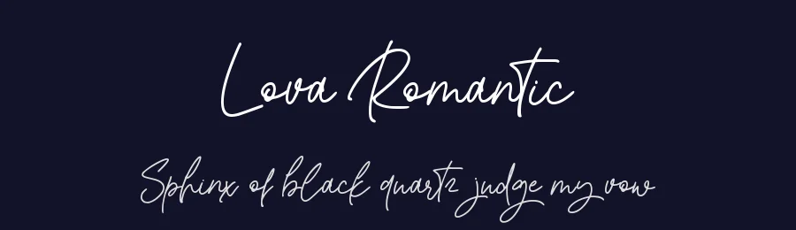 Lova Romantic by Ibrahima Studio — Script Handwritten Font — thumbnail 2