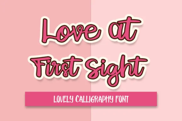 Love at First Sight Font by shiddiq.art — Script Handwritten Font