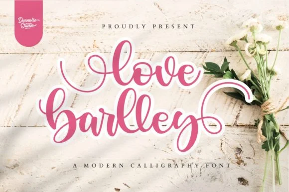 Love Barlley Font by duanollestudio — Script Handwritten Font