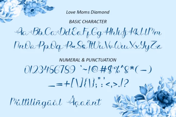 Love Moms Diamond Font by illushvara — Script Handwritten Font — thumbnail 8
