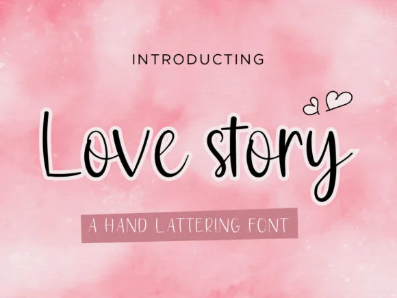 Love Story Font by Asrostudio_zul77 by Asrostudio_zul77 — Script Handwritten Font