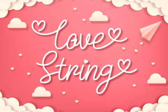 Love String Font by attypestudio — Script Handwritten Font