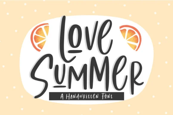 Love Summer Font by jimtypestudio — Script Handwritten Font