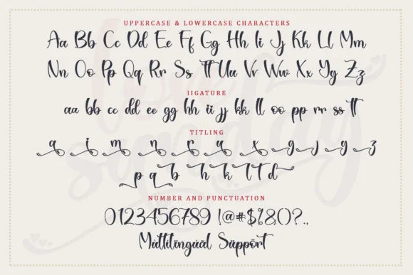 Love Sunday Font by Sakha Design — Script Handwritten Font — thumbnail 7