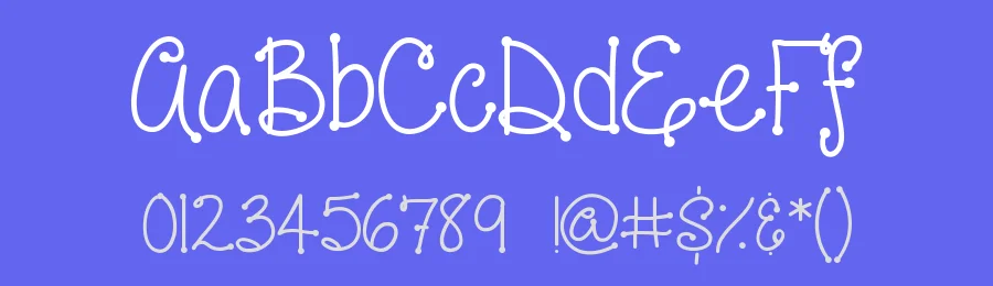 Love and laughter by Vanessa Bays — Decorative Font — thumbnail 3