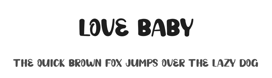 Love Baby by Scratchones — Decorative Font