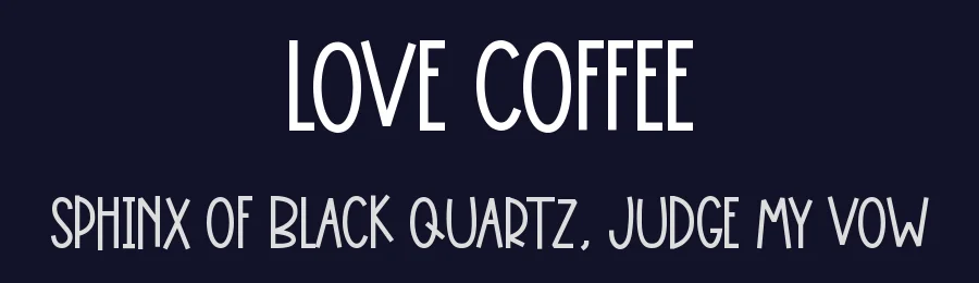Love Coffee by ONG Type — Decorative Font — thumbnail 2