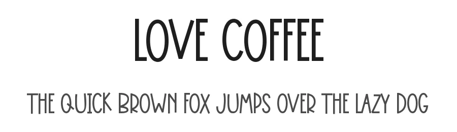 Love Coffee by ONG Type — Decorative Font