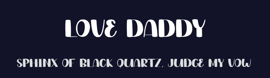 Love Daddy by Andi Moz — Decorative Font — thumbnail 2