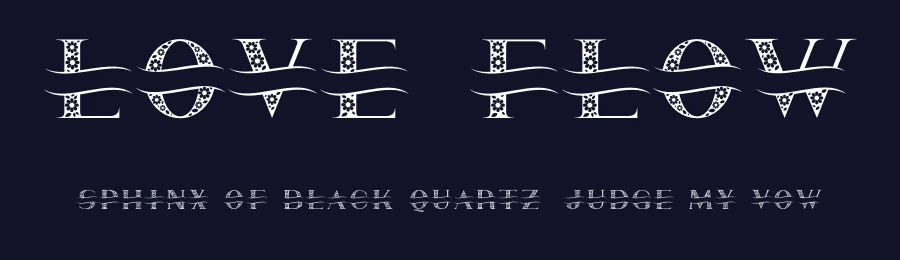 Love Flow by Edy Wiyono — Decorative Font — thumbnail 2