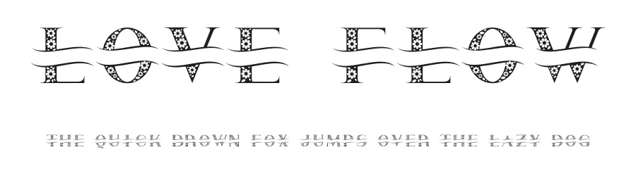 Love Flow by Edy Wiyono — Decorative Font
