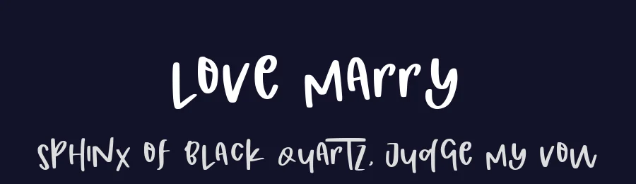 Love Marry by Mariyana — Script Handwritten Font — thumbnail 2