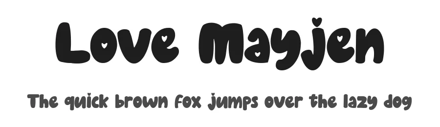 Love Mayjen by Wildan Type — Decorative Font