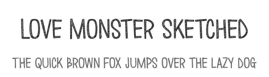 Love Monster Sketched