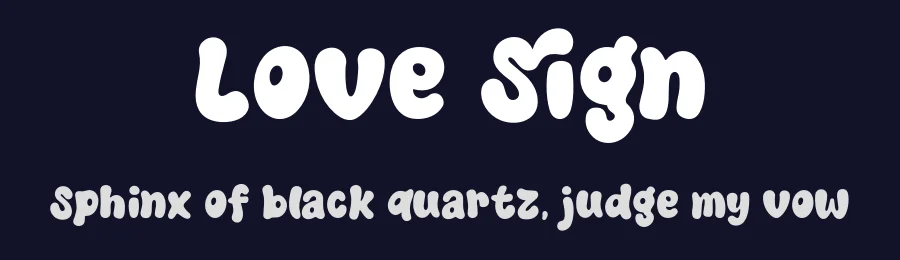 Love Sign by Khurasan — Decorative Font — thumbnail 2