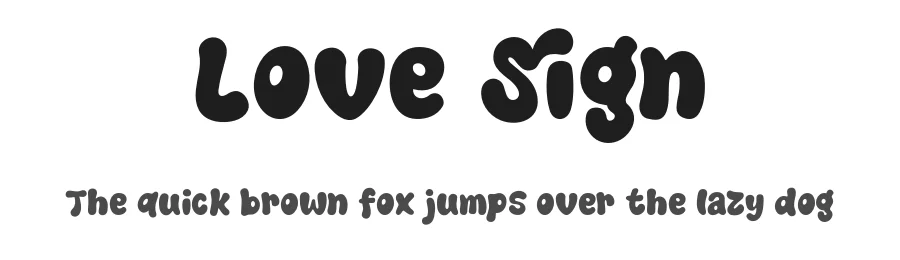 Love Sign by Khurasan — Decorative Font