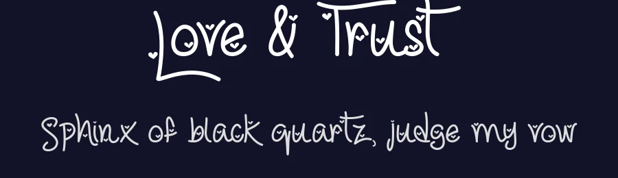 Love & Trust by Misti's Fonts — Script Handwritten Font — thumbnail 2