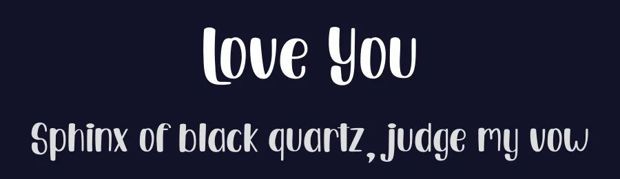 Love You by Graphix Line Studio — Decorative Font — thumbnail 2