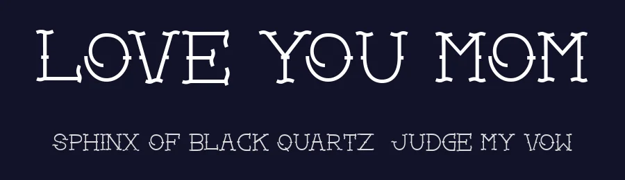 Love You Mom by Qkila — Decorative Font — thumbnail 2