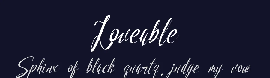Loveable by Mengulirpena — Script Handwritten Font — thumbnail 2
