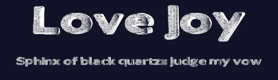 Love Joy by Xerographer Fonts — Decorative Font — thumbnail 2