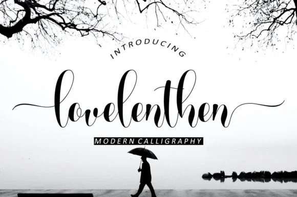 Lovelenthen Font by Kama Studio โ Script Handwritten Font