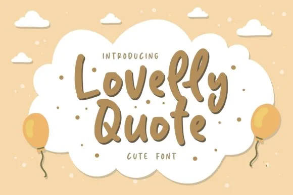 Lovelly Quote Font by Typefar — Script Handwritten Font