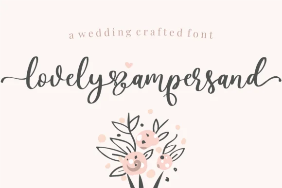 Lovely Ampersand Font by Azetype — Script Handwritten Font
