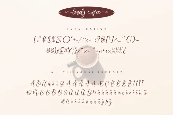 Lovely Coffee Font by arukidz.fl — Script Handwritten Font — thumbnail 3
