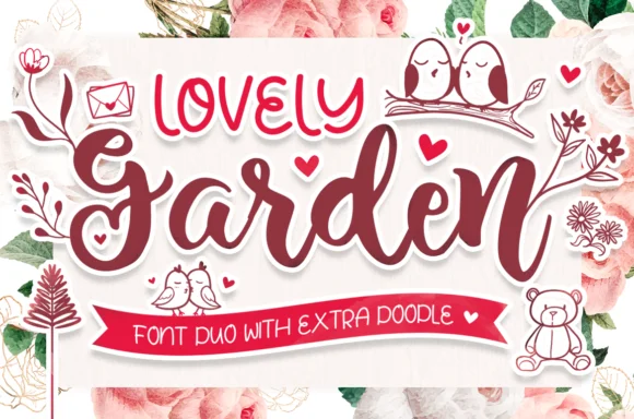 Lovely Garden Font by Fontruly — Script Handwritten Font