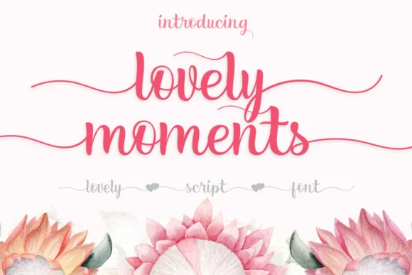 Lovely Moments Font by Deedeetype — Script Handwritten Font