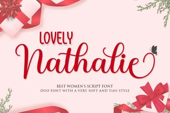 Lovely Nathalie Font by Attract Studio — Script Handwritten Font