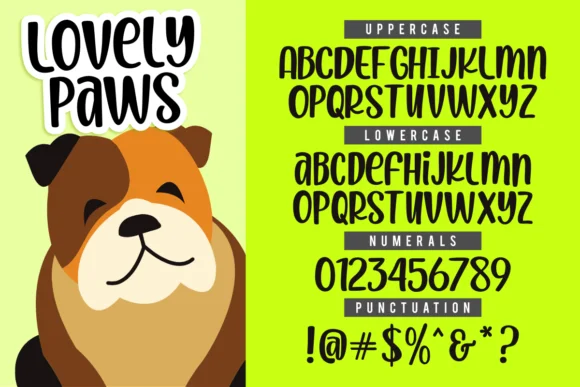 Lovely Paws Font by Deedeetype — Script Handwritten Font — thumbnail 2