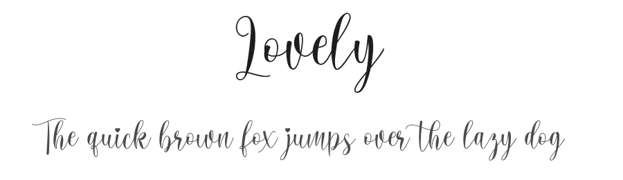 Lovely