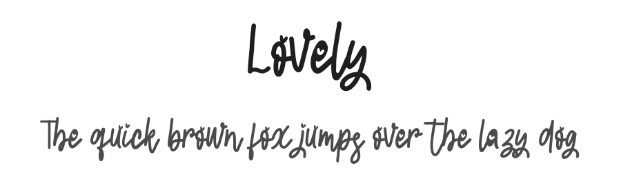 Lovely by Vunira Design — Decorative Font