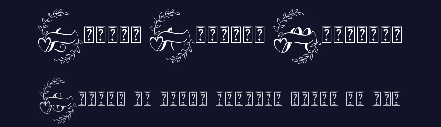 Lovely Amelina Monogram by Yoga Letter — Decorative Font — thumbnail 2