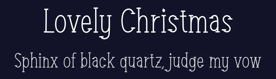 Lovely Christmas by Scratchones — Decorative Font — thumbnail 2