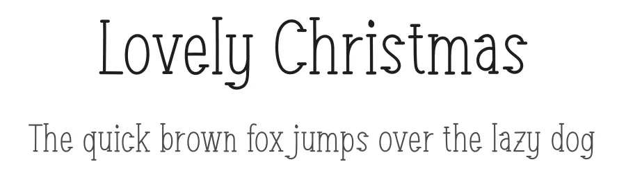 Lovely Christmas