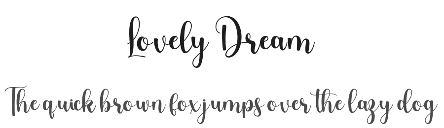 Lovely Dream