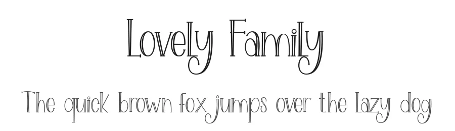 Lovely Family
