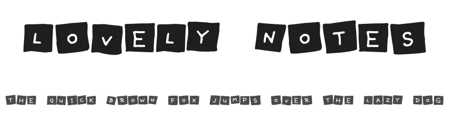 Lovely Notes by Hawtpixel — Decorative Font
