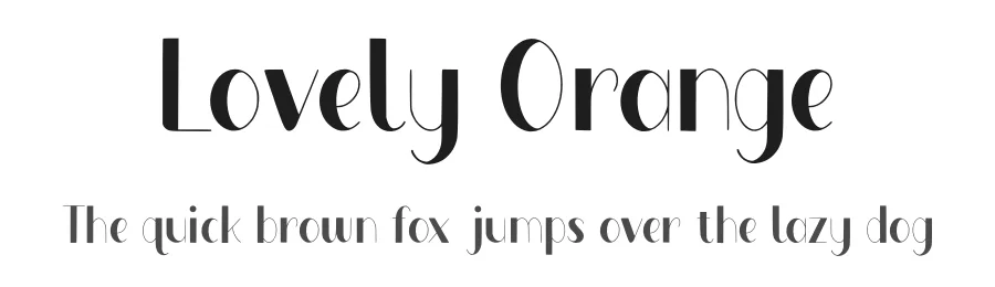 Lovely Orange