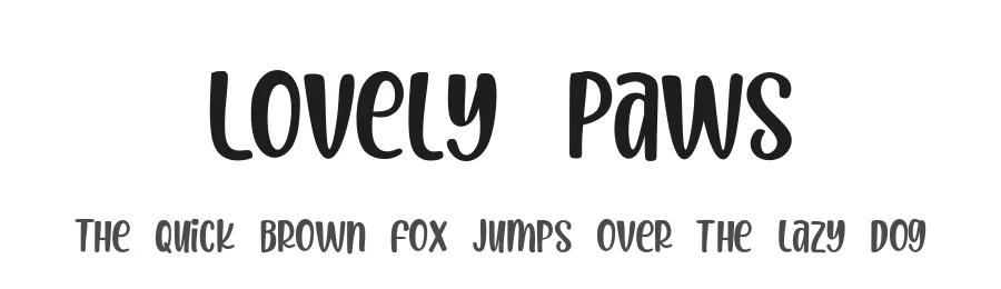 Lovely Paws by Kurnia Setyadi — Decorative Font